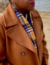 Canary Plaid / Deep Blue