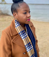 Canary Plaid / Deep Blue